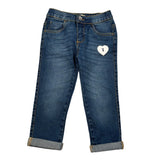 Trussardi Jeans tinta unita con Logo Blu per Neonata TIA26139JE BLU TRUSSARDI 