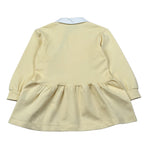 Trussardi Abito Manica Lunga tinta unita con Colletto Giallo per Neonata TIA26141VE GIALLO TRUSSARDI 