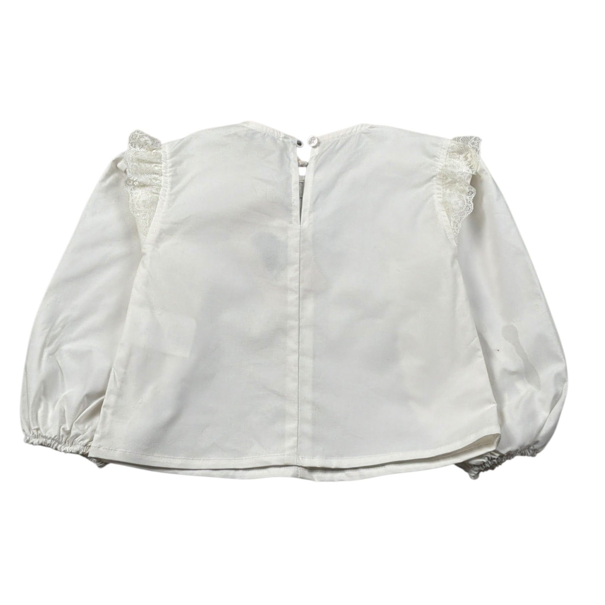 Trussardi Camicia Manica Lunga tinta unita Bianco per Neonata TIA26143CA BIANCO TRUSSARDI 