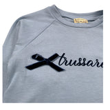 Trussardi Shirt Girocollo tinta unita con Logo Azzurro per Neonata TIA26146TS AZZURRO TRUSSARDI 