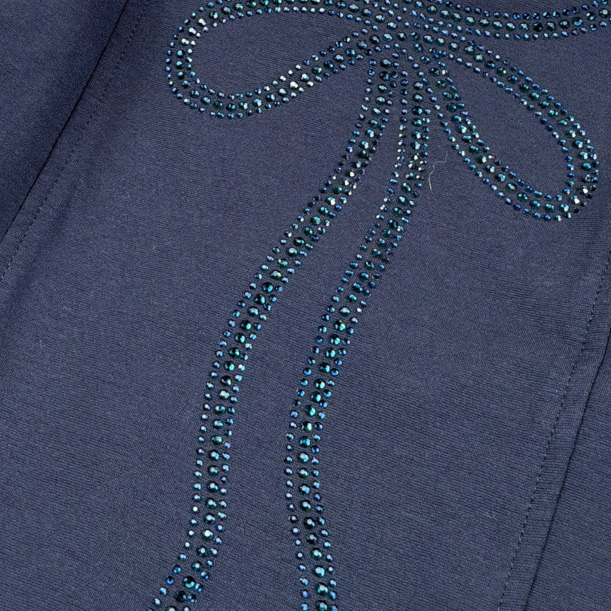 Trussardi Abito tinta unita con Brillantini Blu per Neonata TIA26149VE BLU TRUSSARDI 