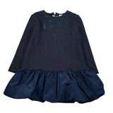 Trussardi Abito tinta unita con Brillantini Blu per Neonata TIA26149VE BLU TRUSSARDI 