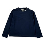 Trussardi Shirt tinta unita con Logo Blu per Neonata TIA26160TS BLU TRUSSARDI 