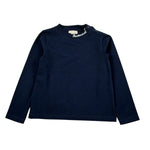 Trussardi Shirt tinta unita con Logo Blu per Neonata TIA26160TS BLU TRUSSARDI 