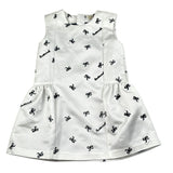 Trussardi Abito tinta unita con Stampa Fiocchi Bianco per Neonata TIA26161VE BIANCO TRUSSARDI 