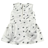 Trussardi Abito tinta unita con Stampa Fiocchi Bianco per Neonata TIA26161VE BIANCO TRUSSARDI 