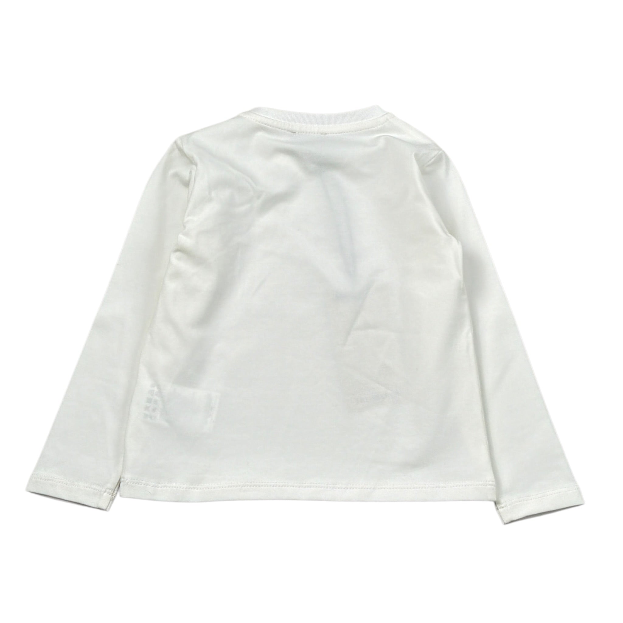 Trussardi Shirt tinta unita con Stampa Bianco per Neonata TIA26162TS BIANCO TRUSSARDI 