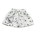 Trussardi Gonna tinta unita con Stampa Bianco per Neonata TIA26163GO BIANCO TRUSSARDI 