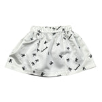 Trussardi Gonna tinta unita con Stampa Bianco per Neonata TIA26163GO BIANCO TRUSSARDI 