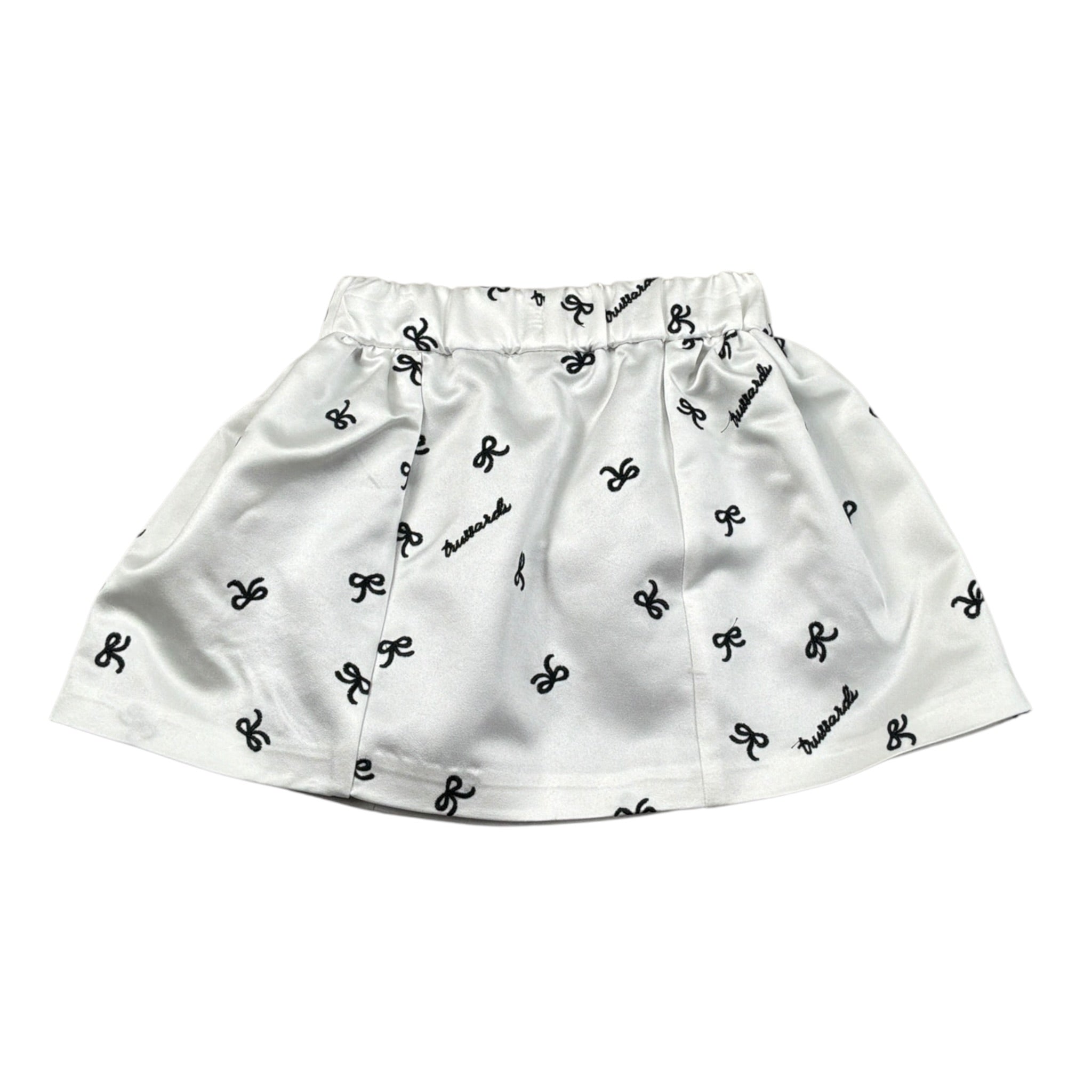 Trussardi Gonna tinta unita con Stampa Bianco per Neonata TIA26163GO BIANCO TRUSSARDI 
