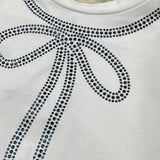 Trussardi Shirt tinta unita con Brillantini Bianco per Neonata TIA26165TS BIANCO TRUSSARDI 