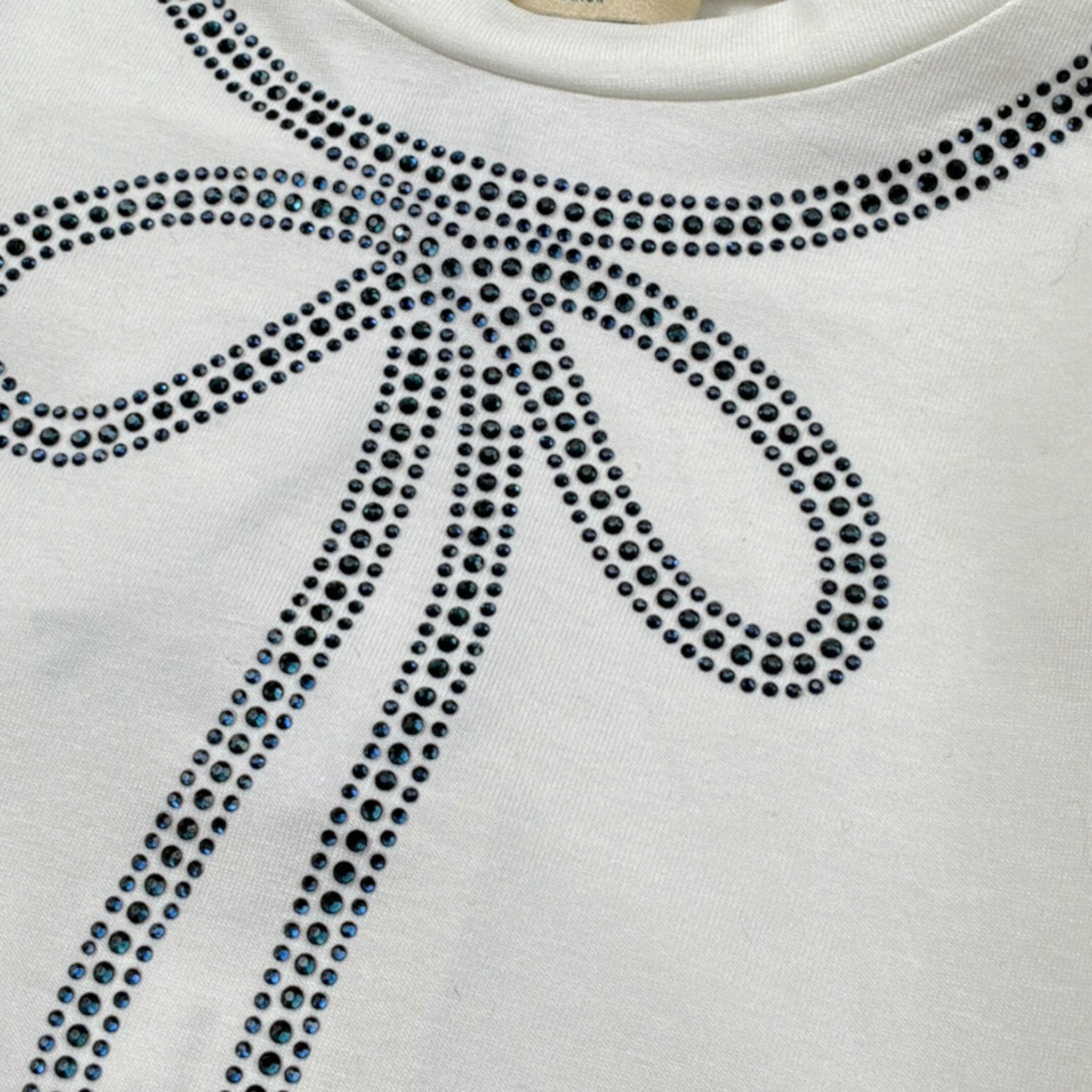 Trussardi Shirt tinta unita con Brillantini Bianco per Neonata TIA26165TS BIANCO TRUSSARDI 