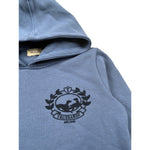 Trussardi Felpa Chiusa con Cappuccio Blu per Neonato TIA26169FE BLU TRUSSARDI 
