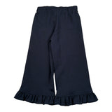 Trussardi Pantalone Modello A Palazzo tinta unita con Logo Blu per Neonata TIA2657PA BLU TRUSSARDI 