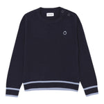 Trussardi Maglia tinta unita con Logo Blu per Neonato TIP25072MA BLU TRUSSARDI 
