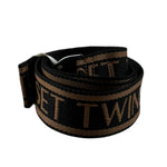 Twinset Cintura tinta unita con Logo Nero per Bambina 212GJ490B NERO TWINSET 