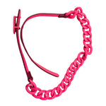 Twinset Cintura tinta unita con Logo Fuxia per Bambina 221GJ4921 FUXIA TWINSET 
