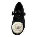 Twinset Ballerine tinta unita con Applicazioni Nero per Neonata 232GCB010X NERO TWINSET 