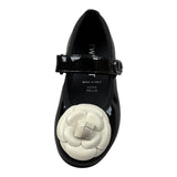 Twinset Ballerine tinta unita con Applicazioni Nero per Neonata 232GCB010X NERO TWINSET 