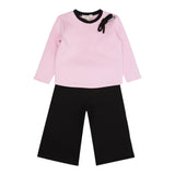 Twinset Completo 2Pz Maglia-Pantalone Bicolore Rosa/Nero per Bambina 242GJ2023 ROSA/NERO TWINSET 