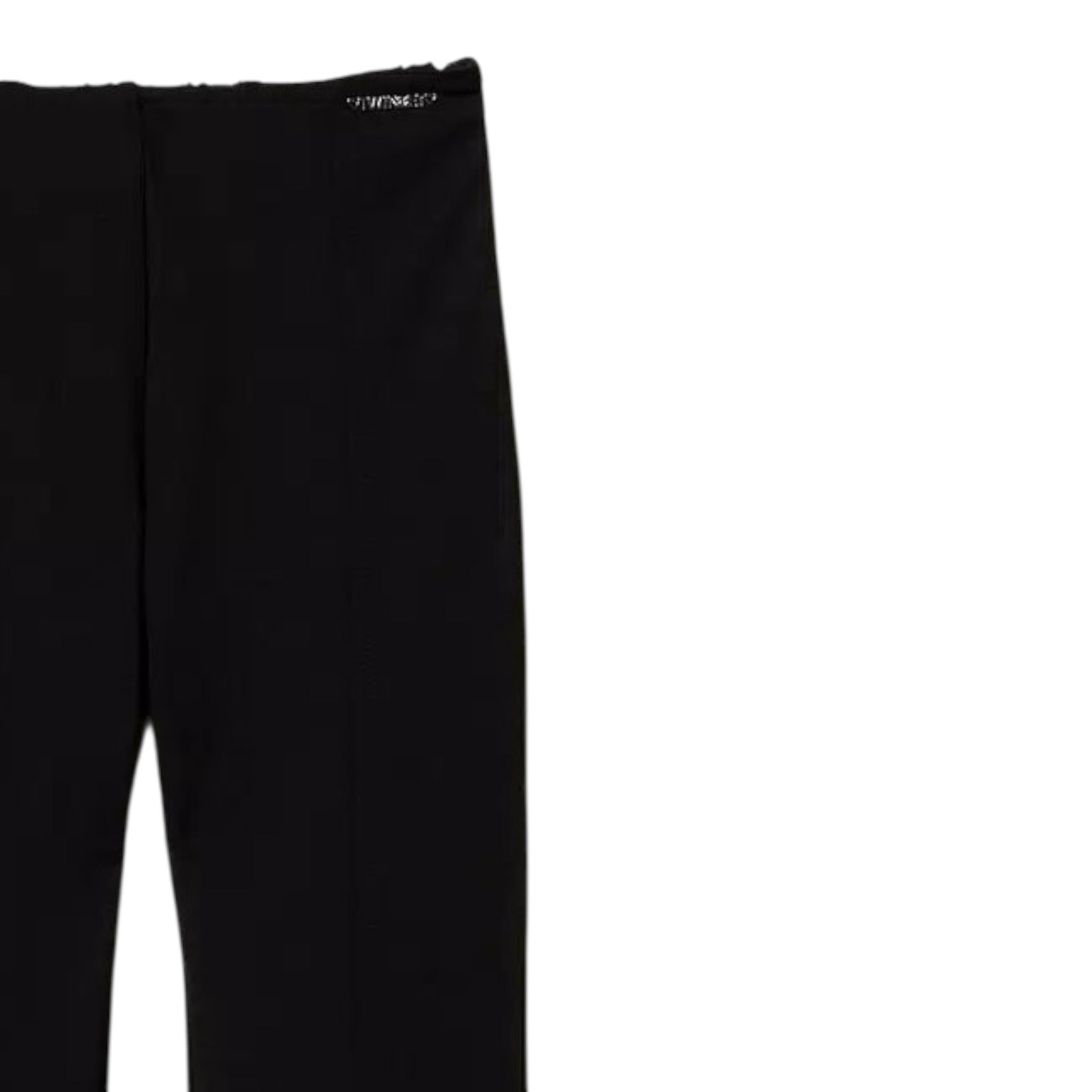 Twinset Pantalone tinta unita Modello A Zampa Nero per Bambina 242GJ2045 NERO TWINSET 