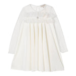 Twinset Abito Manica Lunga tinta unita Panna per Bambina 242GJ2101 PANNA TWINSET 