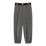 Twinset Pantalone tinta unita con Cintura Grigio per Bambina 242GJ2116 GRIGIO TWINSET 