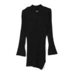 Twinset Abito Manica Lunga tinta unita Nero per Bambina 242GJ3041 NERO TWINSET 