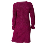 Twinset Abito Girocollo tinta unita Manica Lunga Fuxia per Bambina 242GJ3061 FUXIA TWINSET 