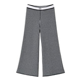 Twinset Pantalone Bicolore con Fantasia Bianco/Nero per Neonata 242GJ3102N BIANCO/NERO TWINSET 