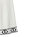 Twinset Pantalone tinta unita con Logo Bianco per Neonata 242GJ3160N BIANCO TWINSET 