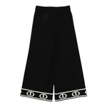 Twinset Pantalone tinta unita con Logo Nero per Bambina 242GJ3160 NERO TWINSET 