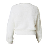 Twinset Maglia Girocollo tinta unita con Logo Panna per Bambina 242GJ3210X PANNA TWINSET 