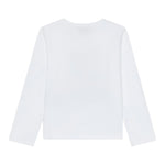 Twinset Shirt Girocollo tinta unita con Logo Bianco per Bambina 252GB2036 BIANCO TWINSET 