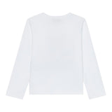 Twinset Shirt Girocollo tinta unita con Logo Bianco per Bambina 252GB2036 BIANCO TWINSET 