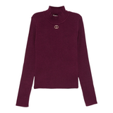 Twinset Maglia Mezzo Collo tinta unita Vinaccia per Bambina 252GB2041 VINACCIA TWINSET 