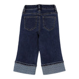 Twinset Jeans tinta unita con Piegoni Blu per Neonata 252GB2080 BLU TWINSET 