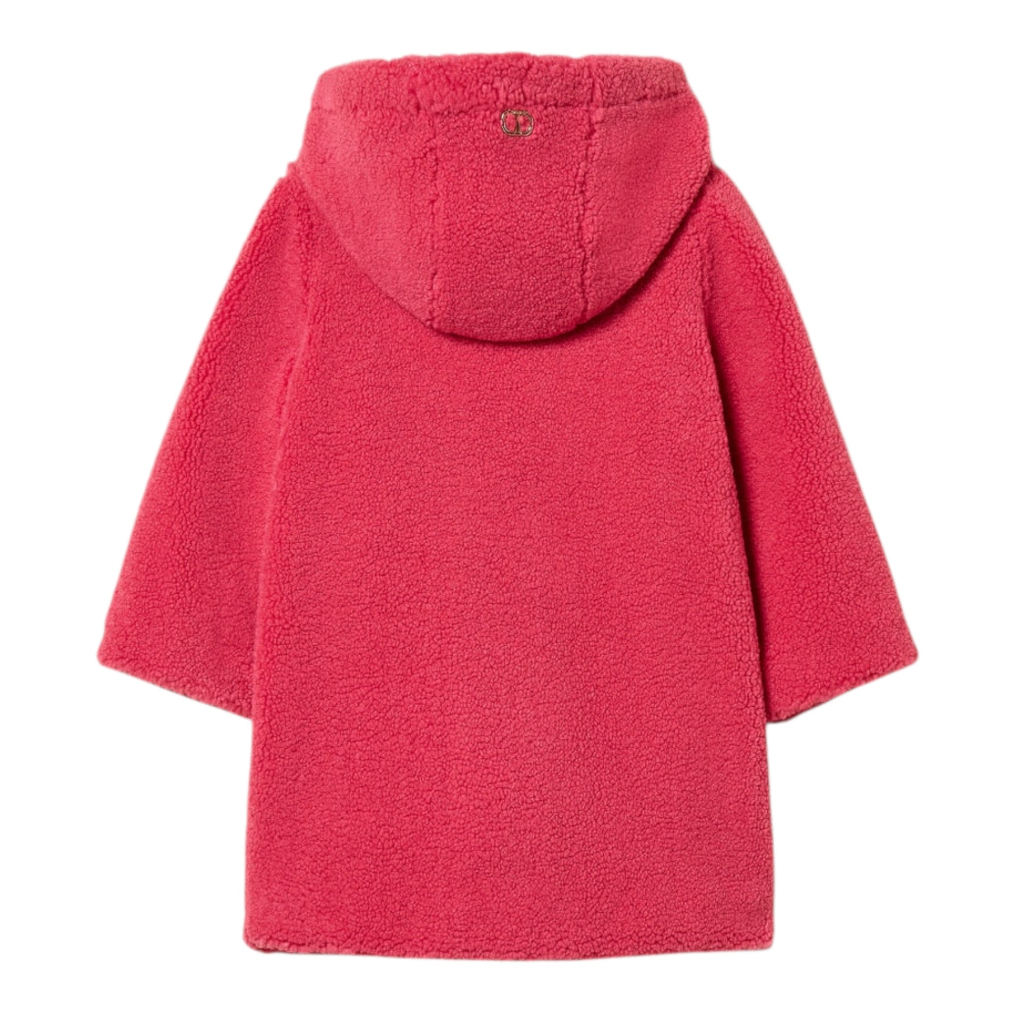 Twinset Cappotto tinta unita con Cappuccio Fuxia per Neonata 252GB2100 FUXIA TWINSET 