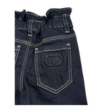 Twinset Jeans tinta unita con Elastico In Vita Blu per Bambina 252GB2230X BLU TWINSET 