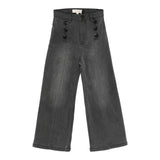 Twinset Jeans tinta unita con Bottoni Modello A Palazzo Grigio per Neonata 252GB2250XJ GRIGIO TWINSET 