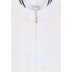 Twinset Giubbino tinta unita con Zip Panna per Neonata 252GB2270 PANNA TWINSET 