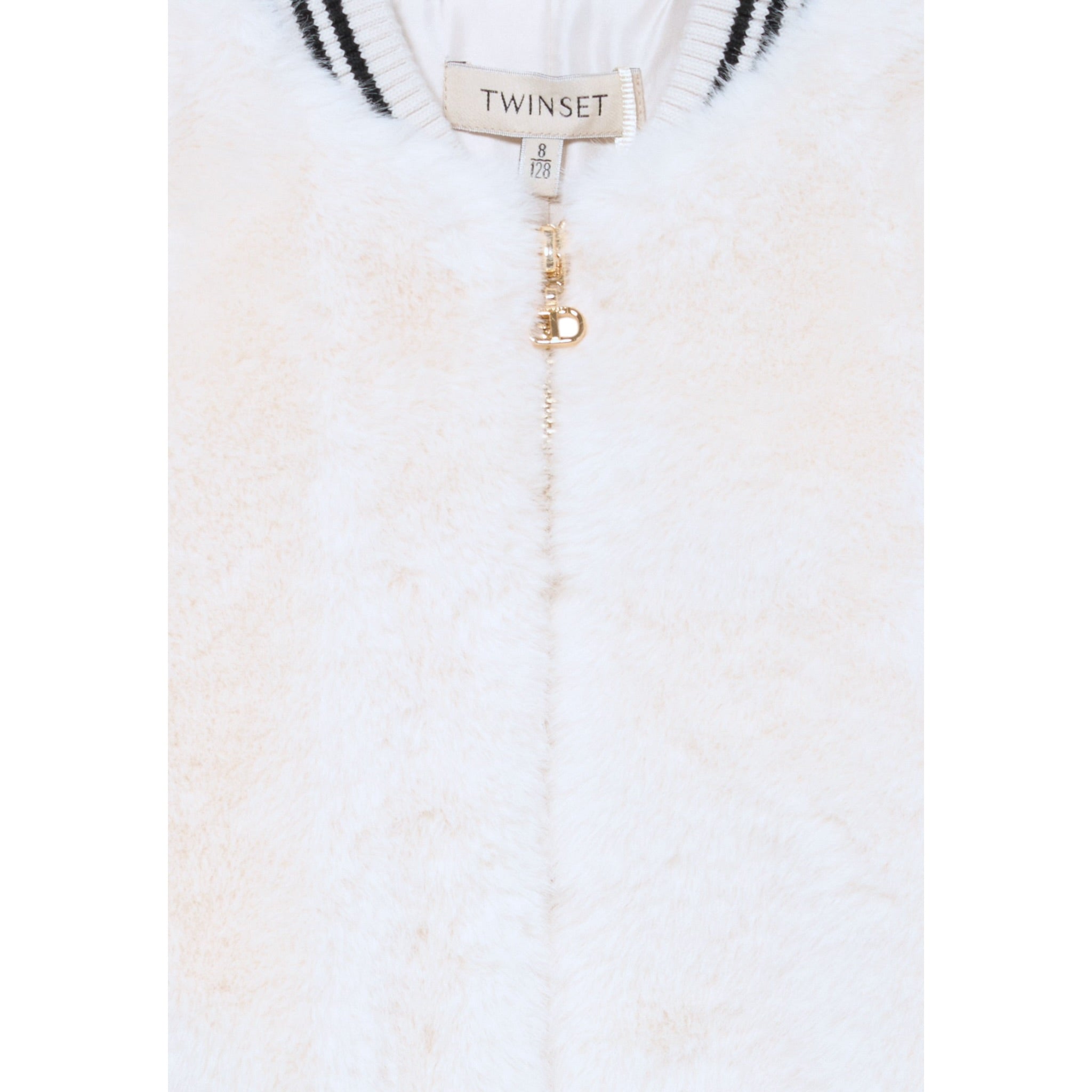 Twinset Giubbino tinta unita con Zip Panna per Neonata 252GB2270 PANNA TWINSET 
