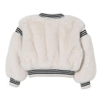 Twinset Giubbino tinta unita con Zip Panna per Bambina 252GB2270X PANNA TWINSET 