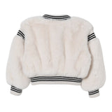 Twinset Giubbino tinta unita con Zip Panna per Bambina 252GB2270X PANNA TWINSET 