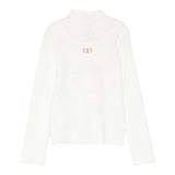 Twinset Maglia tinta unita Mezzo Collo Bianco per Bambina 252GB3012 BIANCO TWINSET 
