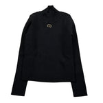 Twinset Maglia tinta unita Mezzo Collo Nero per Bambina 252GB3012 NERO TWINSET 