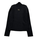 Twinset Maglia tinta unita Mezzo Collo Nero per Bambina 252GB3012 NERO TWINSET 