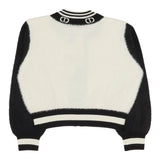 Twinset Cardigan Bicolore Logato Bianco/Nero per Neonata 252GB3020NX BIANCO/NERO TWINSET 
