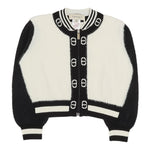 Twinset Cardigan Bicolore Logato Bianco/Nero per Neonata 252GB3020NX BIANCO/NERO TWINSET 