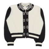 Twinset Cardigan Bicolore Logato Bianco/Nero per Neonata 252GB3020NX BIANCO/NERO TWINSET 